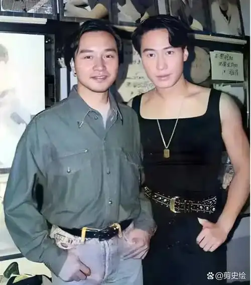 周润发黎明黎明年轻合照黎明周星驰黎明和罗嘉良合影黎明年轻时合影