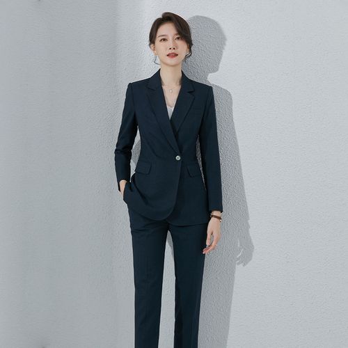 诗璐雅西装套装女春秋时尚气质售楼部酒店经理高端定制西服工作服