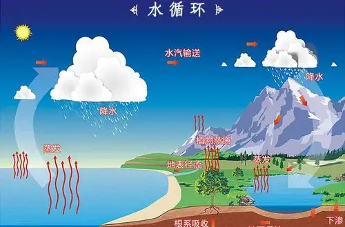 大自然中的水循环