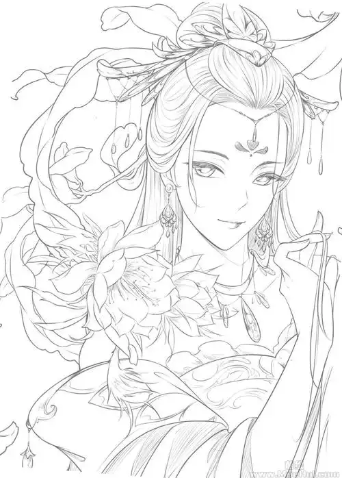 新手练习线稿古风线稿集iii43p