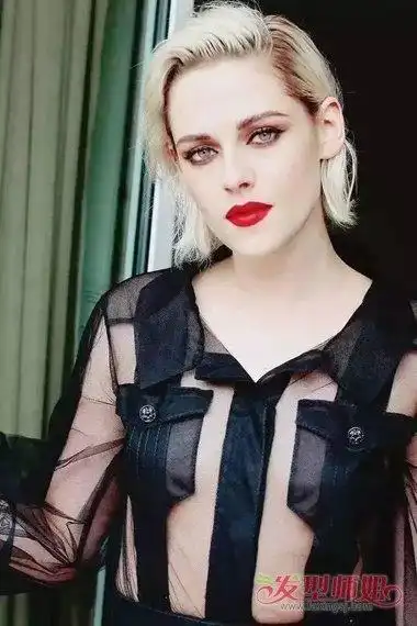 墨守成规小女生最短小背头要多长女生梳三七分短发背头设计