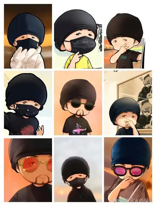 周杰伦漫画头像合集