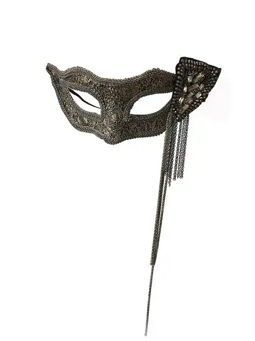 假面舞台 意大利威尼斯男士男人男款朋克复古简单万圣节面具蒙面