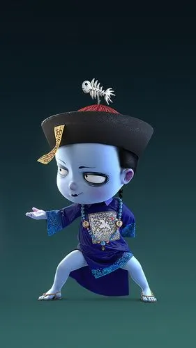 七月壁纸呆萌僵小鱼没有水印拿走不谢