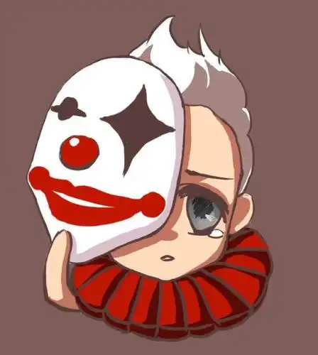 动漫头像小丑面具悲伤图片大全