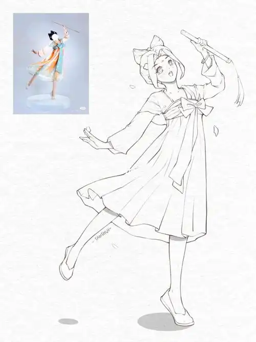 漫画人物速写练习16