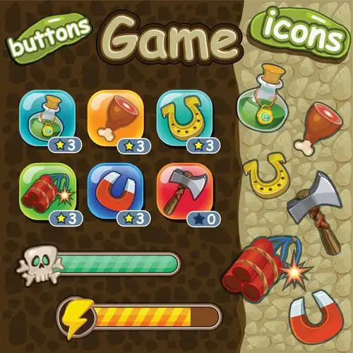 儿童游戏图标设计图片