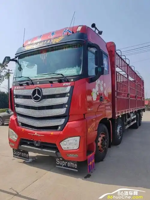 兰州2020年福田欧曼est 510马力欧曼前四后八9米6高栏货车_价格面议-8