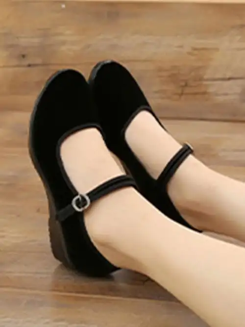 老北京布鞋一字带布鞋