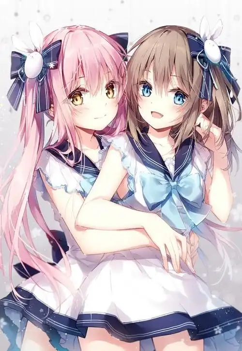 二次元动漫闺蜜壁纸