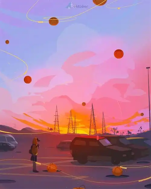 蓝紫色调11张梦幻景观插图