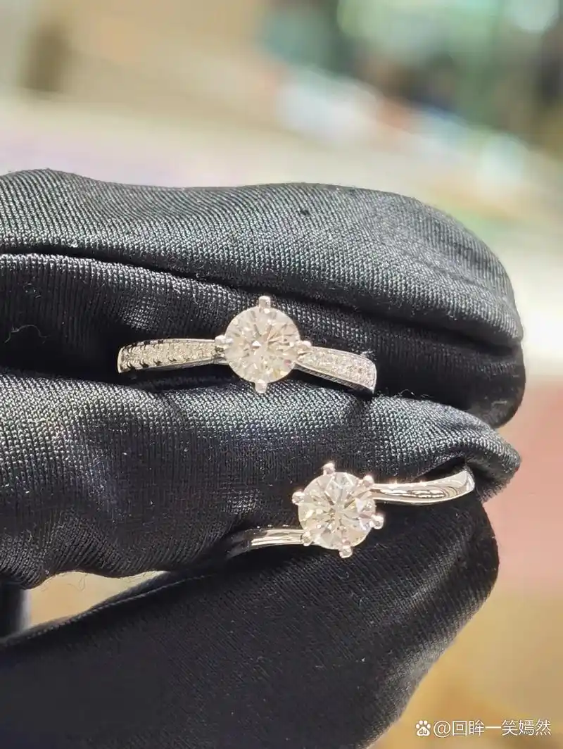 mark系列钻石戒指周大福x戴比尔斯forevermark系列永恒印记经典款的四