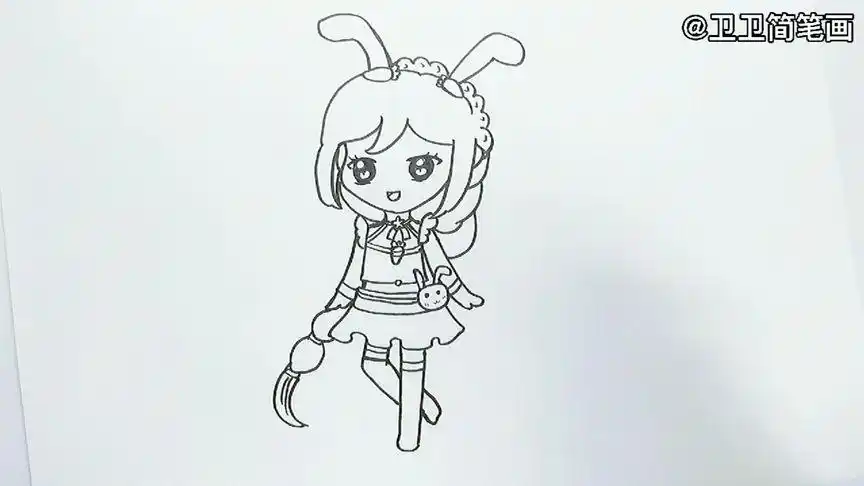 一分钟教你画斗罗大陆之小舞,太可爱了