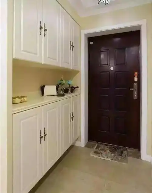 去朋友家串门一进门就被鞋柜惊艳到了真是漂亮又实用