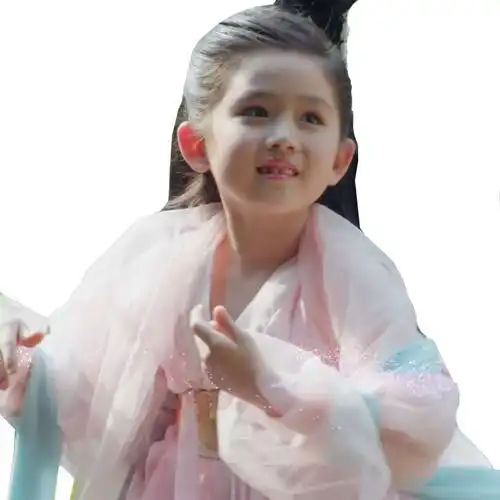 文柏硕小戏骨之八仙过海何仙姑汉服