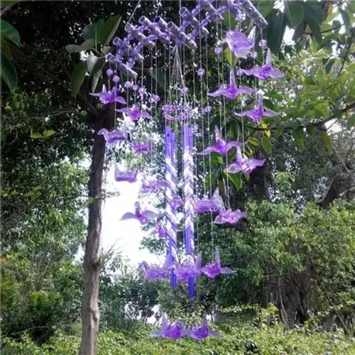 风铃挂饰生日礼物女代写贺卡生日礼物千纸鹤风铃挂件送女朋友礼物大号