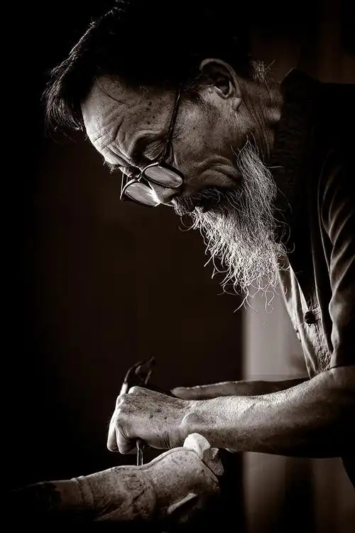 《耄耋匠人》 - 第八届"金鹤奖"全国数码摄影大赛 - 中国数码摄影家