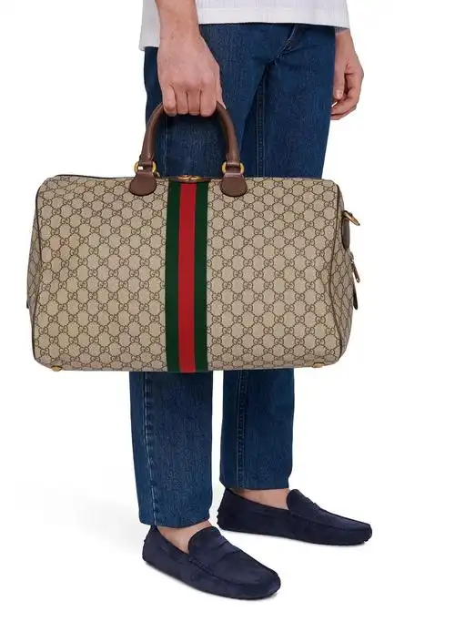 【包邮包税】 gucci古驰 21年春夏 男士 旅行包 gucqgmdkbeizzzzz00