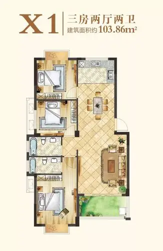 君悦府的户型图