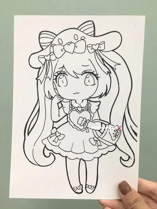 适合有基础孩子进行绘画临摹背景简单不复杂9315临摹禁止商用