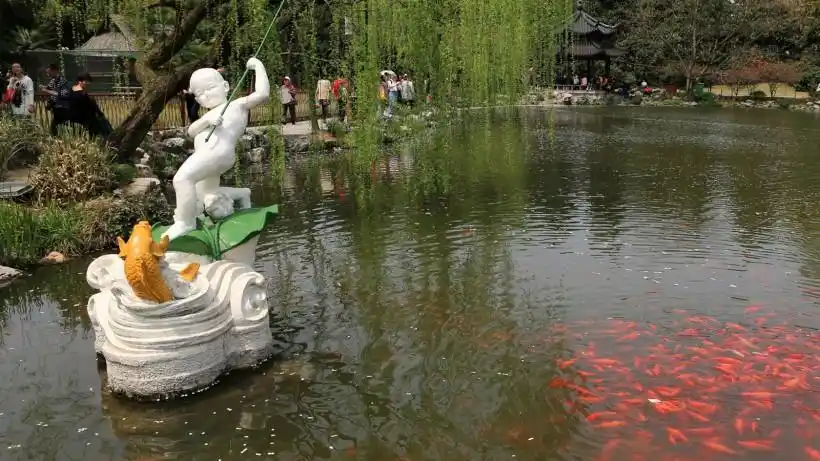 西湖 花港观鱼风景桌面壁纸 - 第3张