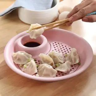 创意多功能双层多用沥水饺子盘 券