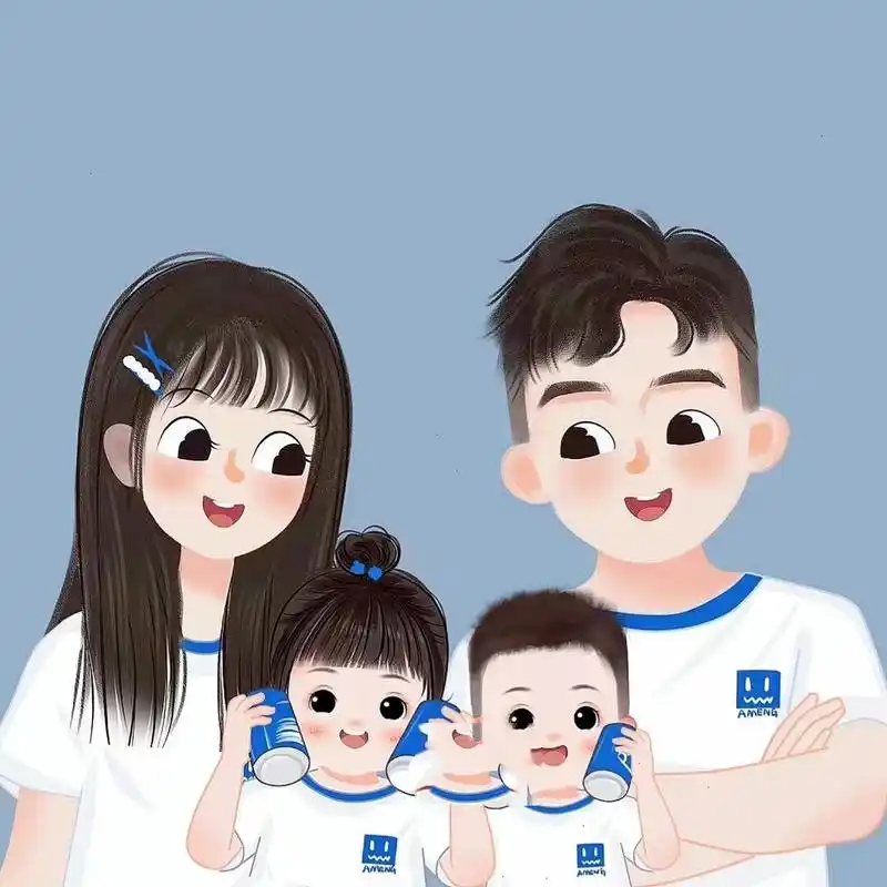 一家四口头像 | 儿女双全头像 一家四口7915姐姐弟弟7915哥哥
