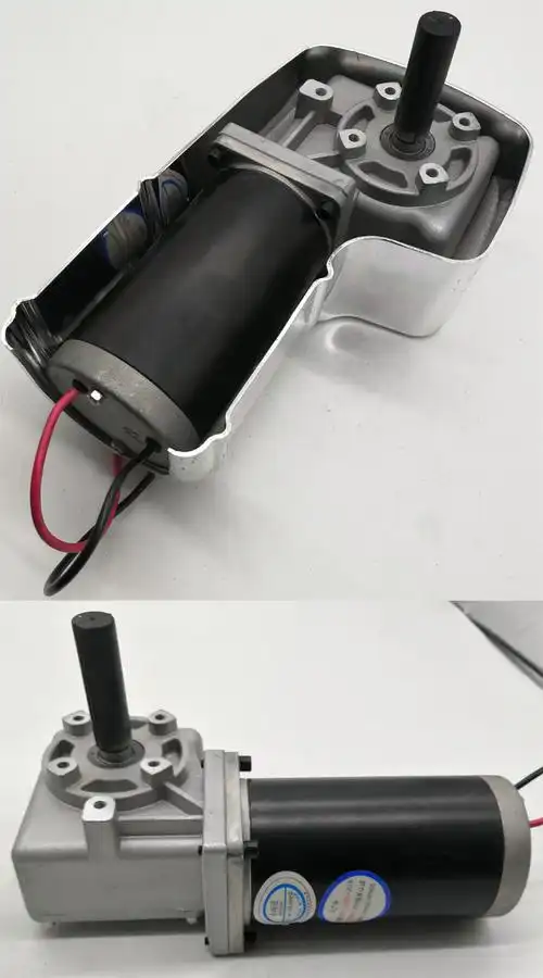 自卸车自动篷布电机渣土车工程车电动甩杆式货车大车篷布电机24v电机1