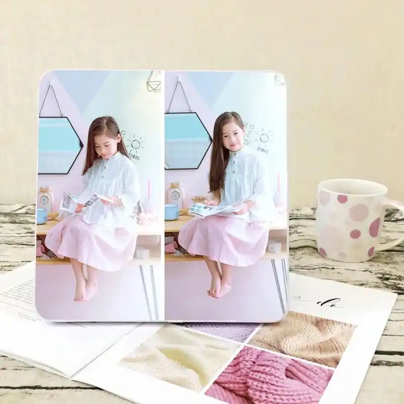 拼图水晶相框照片摆台创意照片定制节日礼物宫格摆件照片墙组合