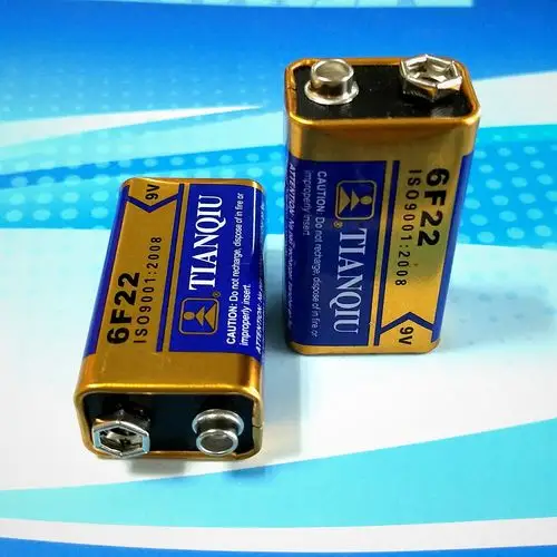 厂价供应9v方形干电池 万用表电池 话筒电池 麦克风电池