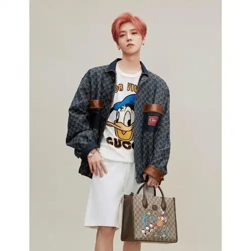 [鹿晗][新闻]201128 gucci发布一组鹿晗全新宣传大片 是唐老鸭十级