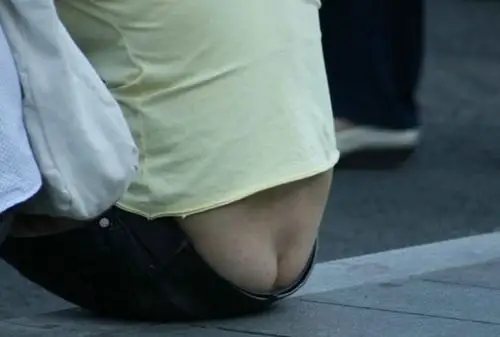 低腰裤穿成这样的,真的好吗?夏天低腰露臀裤大合集![70p]