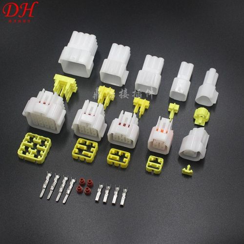 电动车电机霍尔线转接头插头座 防水连接器接插件2p3p4p6p8p9p16p