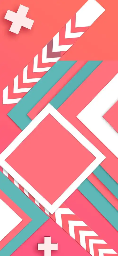 几何图案彩色图形创意背景海报免抠素材免费下载_觅元素51yuansu.com