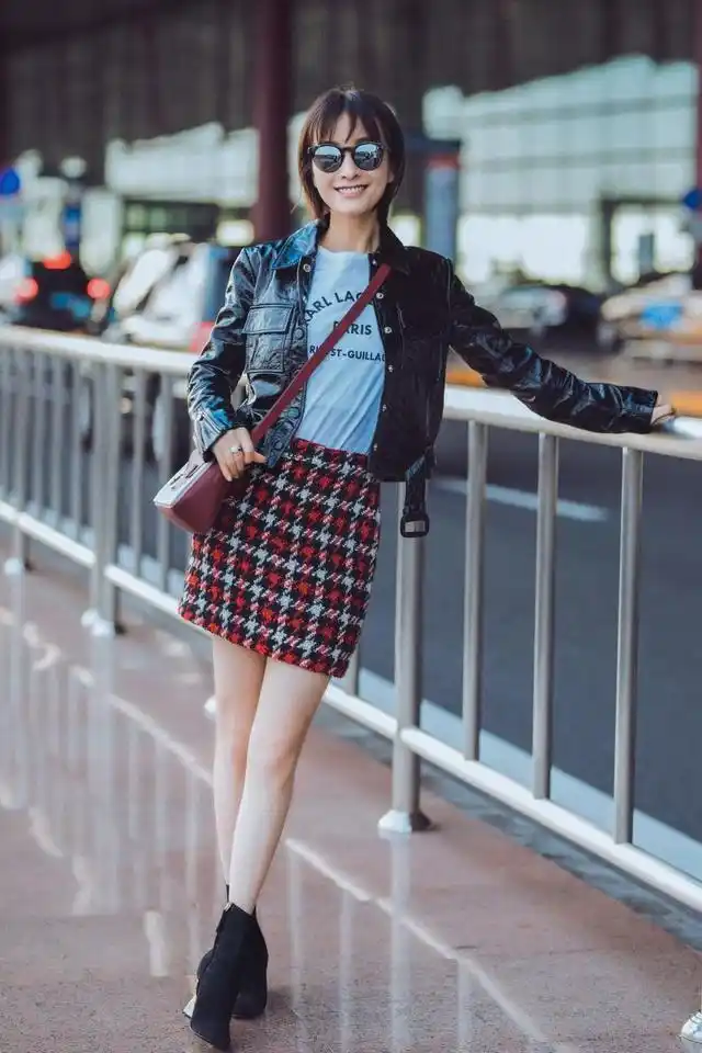 吴昕穿上阔腿裤,竟然高挑又有范,网友:刷新了对阔腿裤的认识!