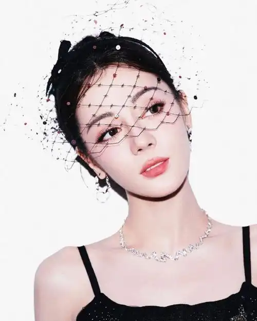 迪丽热巴面纱遮面##迪丽热巴赫本风面纱#巴巴赫本风面纱,太精致涟吧