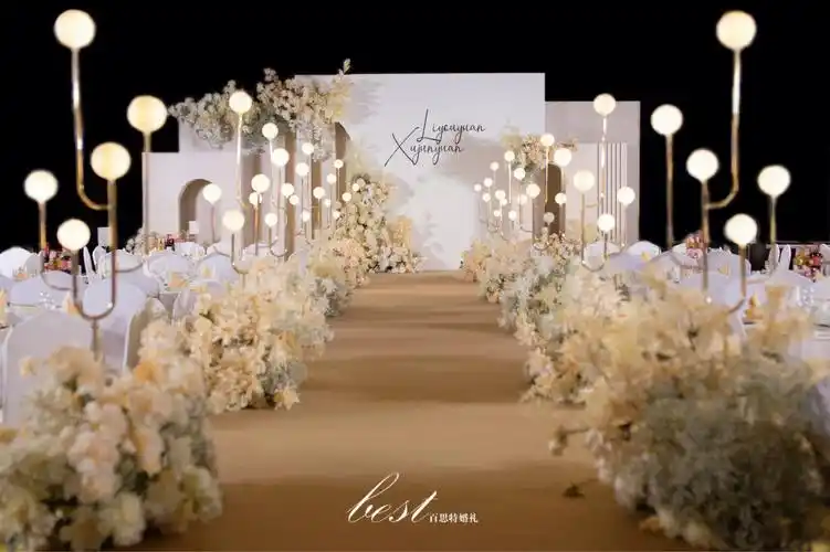 昆明婚礼小预算香槟色泰式婚礼布置