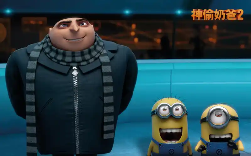 欧美喜剧动画电影超级奶爸2可爱小黄人图片电脑桌面壁纸,欧美影视