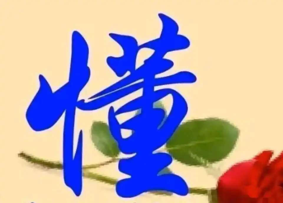 一个懂字, 说起来,非常简单; 做起来,其实很难; 包含了,多少理解与