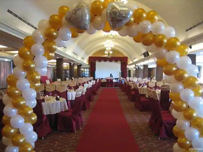 婚礼会场气球布置图片设计图片赏析--土巴兔装修效果图