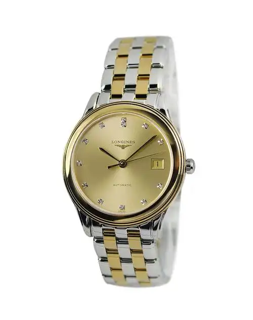 欧米茄&浪琴手表专场longines 浪琴军旗系列机械男表 l4.774.3.37.