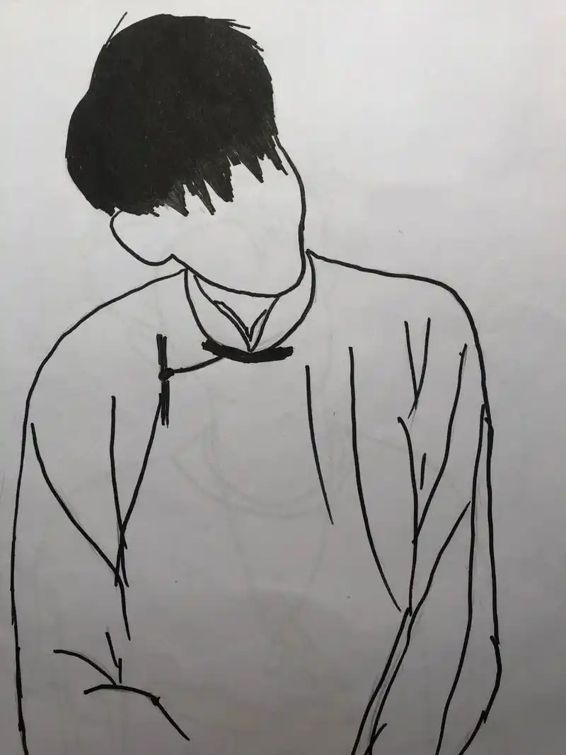 手绘,秦霄贤 (不喜勿喷)可帮画