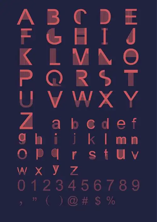 字母设计01|平面|字体/字形|麦粒田姑娘 - 原创作品 - 站酷 (zcool)