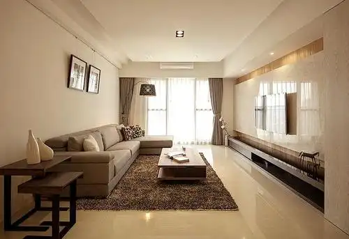 现代简约二居室客厅背景墙装修效果图#804882154