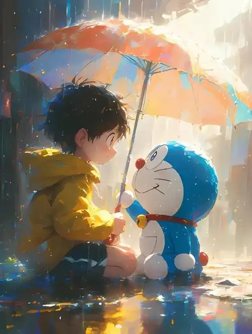 【哆啦a梦 大耳朵图图壁纸】    抱图吱声～谢谢啦～  #动漫壁纸