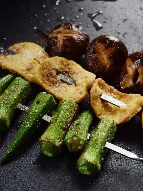 烧烤圈烤蔬菜制作最挣钱的菜品要烤好那有那么容易