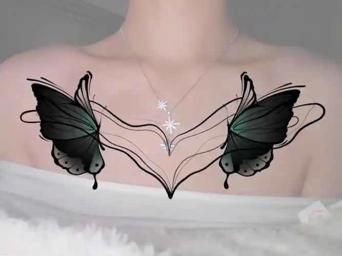 杭州刺青师kiki前胸遮盖