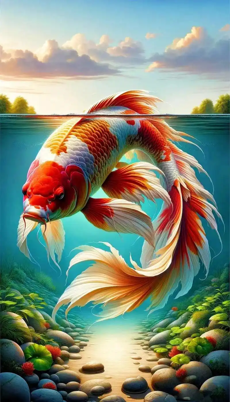 手机墙纸 #转运锦鲤 #鸿运当头 #视觉冲击 #手机屏保 - 抖音