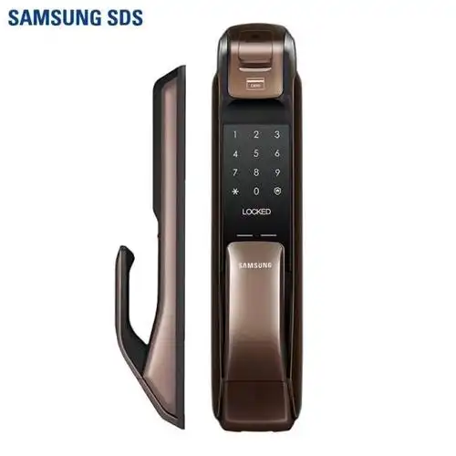 三星samsung指纹锁家用防盗门智能电子密码锁自动上锁蓝牙解锁shpdp