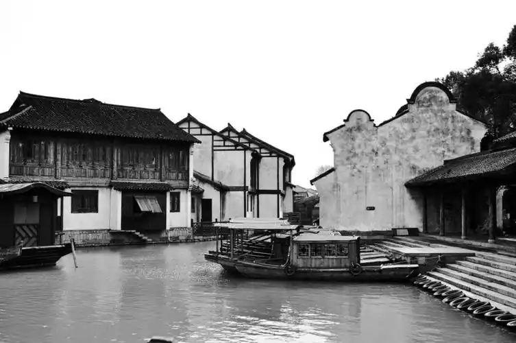 江南水乡《乌镇》黑白1
